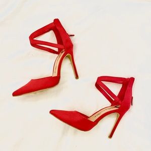 Red stilettos